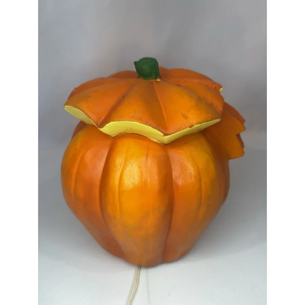 Vintage Donald Duck Disney Trendmasters Jack O Lantern Halloween Pumpkin Light‎